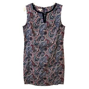 Talbots Sleeveless Paisley Dress - Size 14